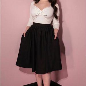 Vixen by Micheline Pitt Cozy swing skirt